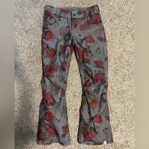 Roxy floral snowpants